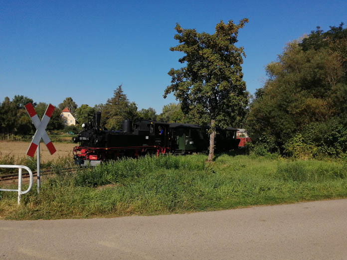 Schmalspurbahn in Poppitz
