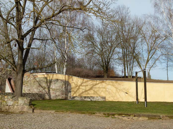 Wiese auf dem Hof